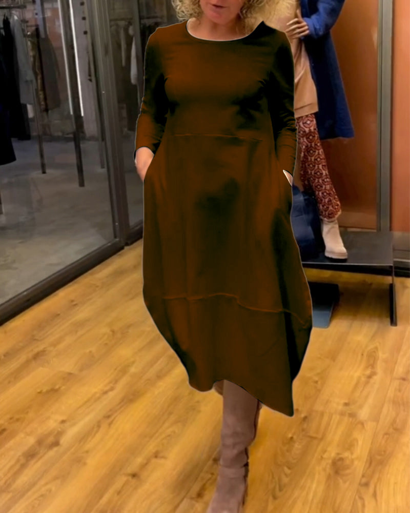 ALINA™ - Chic Midi Dress
