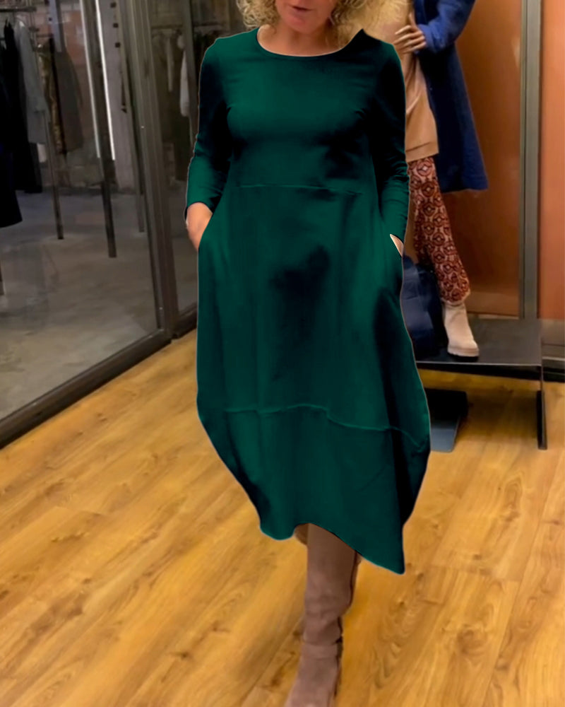 ALINA™ - Chic Midi Dress