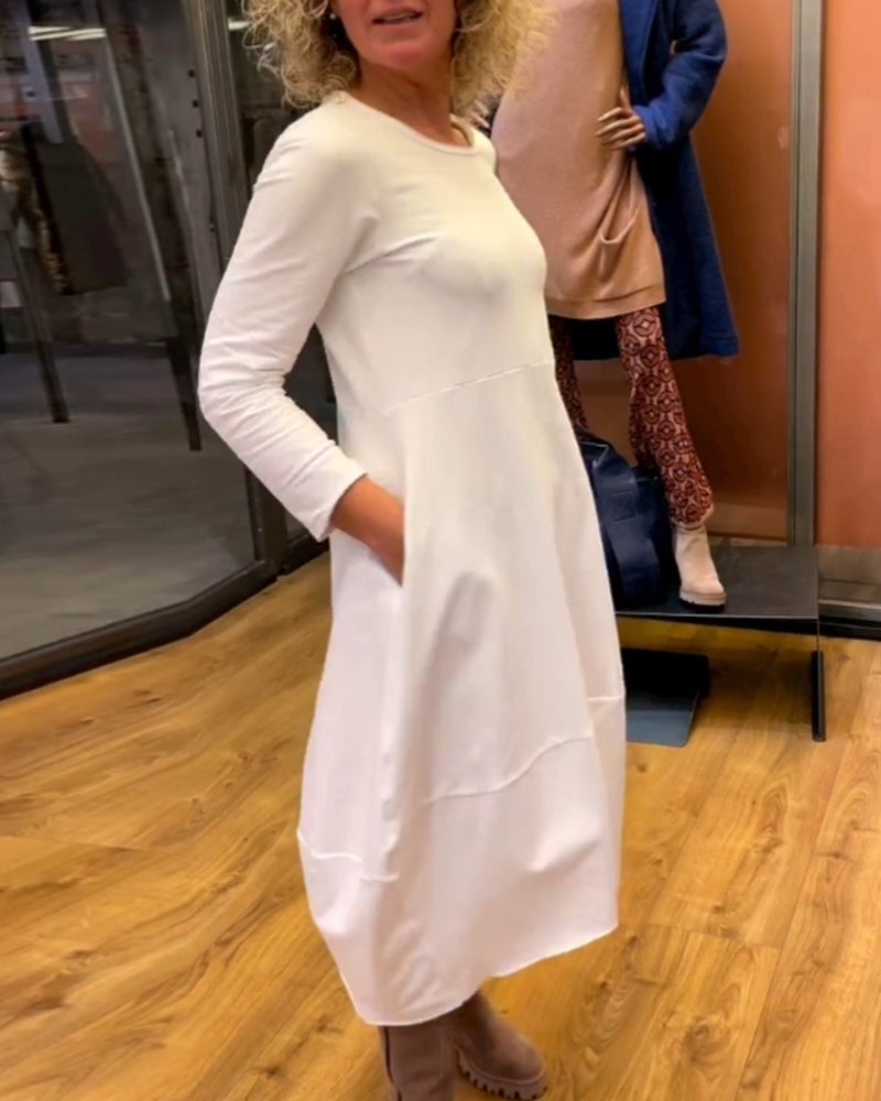 ALINA™ - Chic Midi Dress