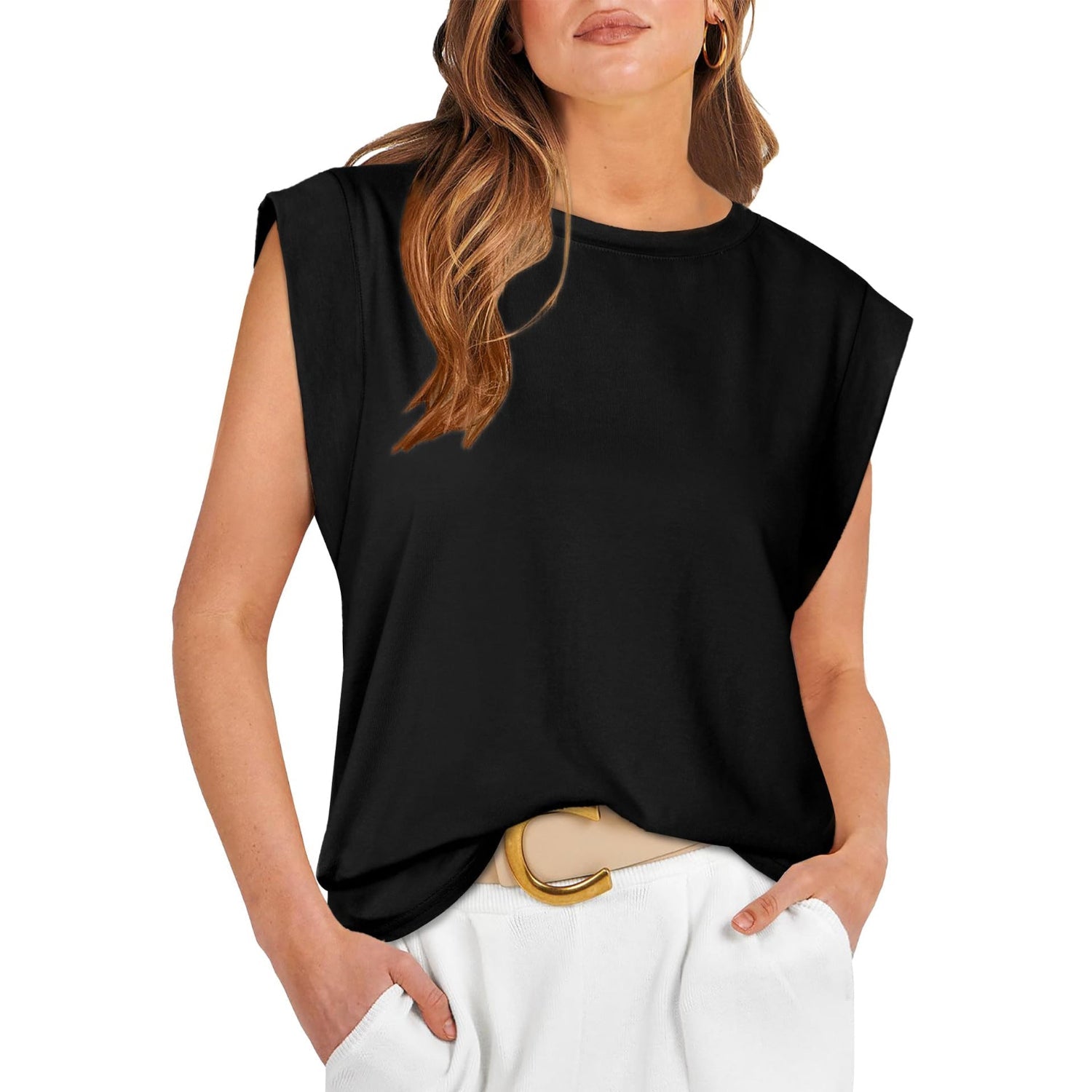 SAMPAGUITA™ – Comfy Loose Fit Crew Neck Summer Top