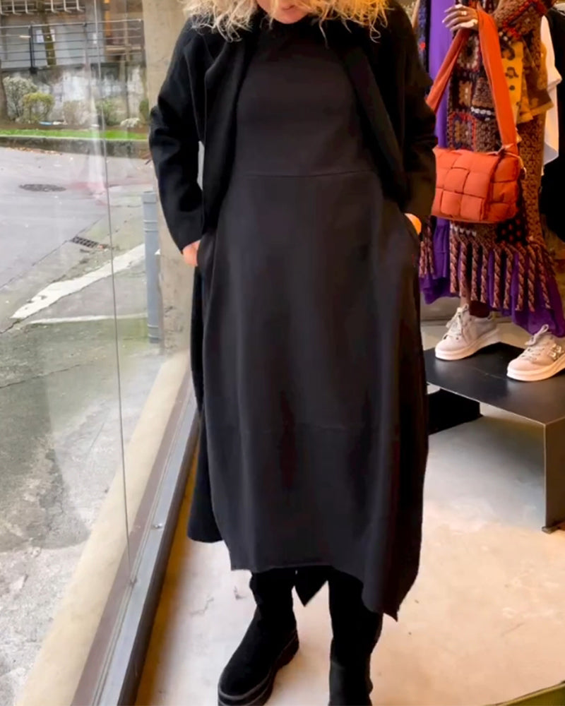 ALINA™ - Chic Midi Dress