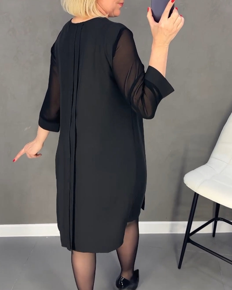 MARGOT™ - Elegant Pleated Dress
