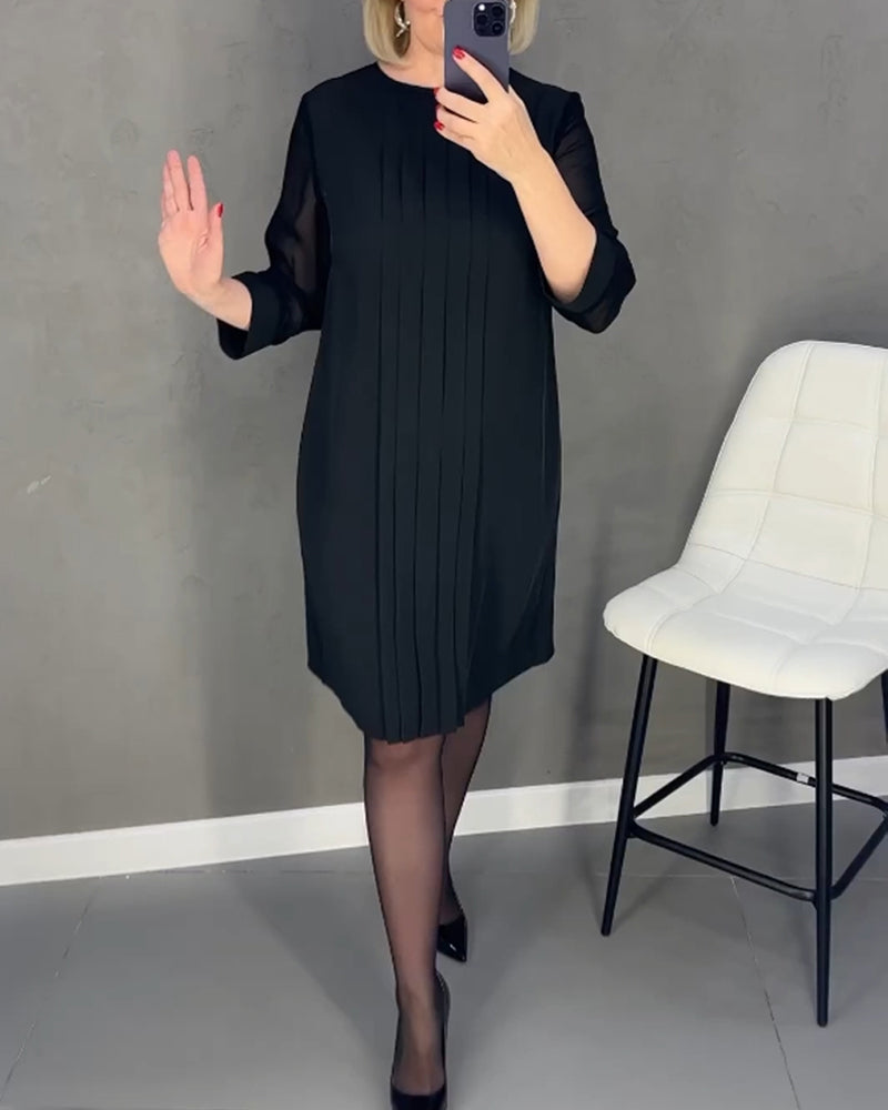 MARGOT™ - Elegant Pleated Dress
