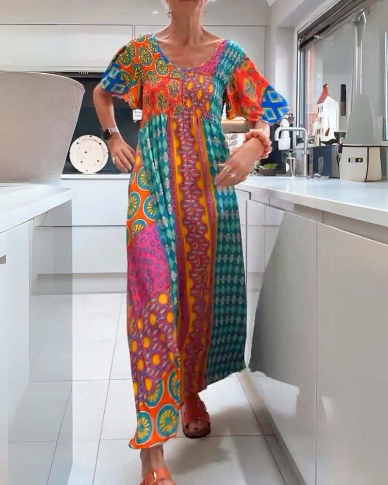KIMI™ - Free Spirit Flowy Maxi Dress